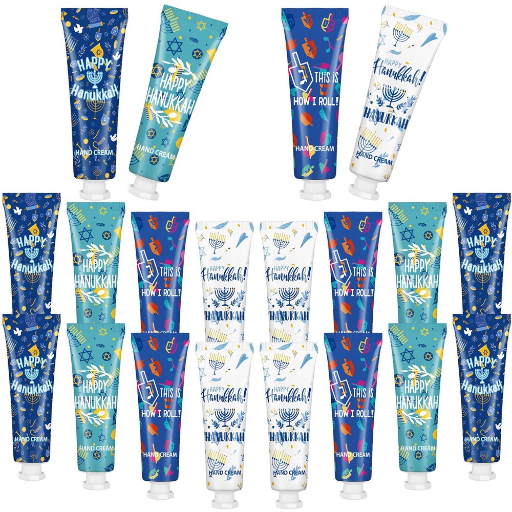 Dimsile 20 Pcs 12 Pcs Jewish Themed Gifts Bulk Hand Lotion for Guests Hand Cream Travel Size Bulk Party Gifts Jewish Essentials for Women Men