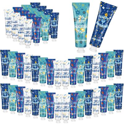 Dimsile 32 Pcs 12 Pcs Jewish Themed Gifts Bulk Hand Lotion for Guests Hand Cream Travel Size Bulk Party Gifts Jewish Essentials for Women Men