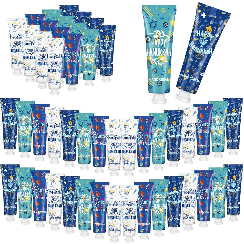 Dimsile 32 Pcs 12 Pcs Jewish Themed Gifts Bulk Hand Lotion for Guests Hand Cream Travel Size Bulk Party Gifts Jewish Essentials for Women Men