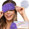 BeHoomi Heated Eye Mask Warm Compress for Eyes, Soothing Weighted Eye Mask for Sleeping, Microwave Moist Heating Pad Hot Compress for Eyes Relaxation, Reusable Sleep Mask for Home, Office (Purple) view 1