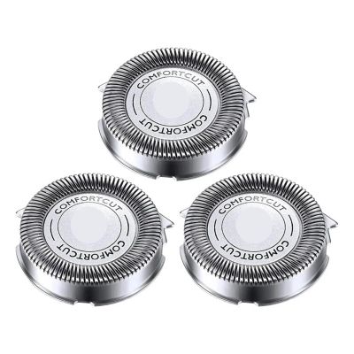 3Pcs SH30/50/52 Shaver Replacement Heads Compatible For Philips Electric Shaver Series 1000, 2000, 3000, 5000 Blade Head