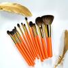 12pcs Makeup Brushes Set Soft Blue Squirrel Saikoho Goat Hair Powder Blush Eye Shadow Brush Professional Handmade Make Up Brushes Kit view 2