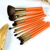 12pcs Makeup Brushes Set Soft Blue Squirrel Saikoho Goat Hair Powder Blush Eye Shadow Brush Professional Handmade Make Up Brushes Kit view 3