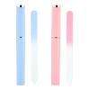 2 Pack Glass Nail Files for Natural Nails, Double Sided Glass Files for Nails, Crystal Nail File with Case (Pink+Blue) view 1