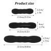 9 Pcs Hair Bun Maker Sponge Hair Buns Shaper Magic Snap Roll Sponge Curler Clips Foam Sponges Buns Hairs Styling Accessories Easy Bun Twister for Ballet French Twist Long Thin Curly Straight Wavy view 2
