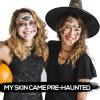No Ragrets & Barbed Wire Halloween Temporary Tattoos 4 Sheets - Realistic Tattoo Stickers Arm Bands, Spine & Neck Costume for Scary Funny Adult Women Men Parties view 2