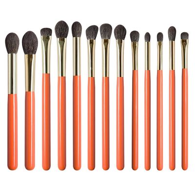 13pcs Makeup Brushes Set Soft Blue Squirrel Saikoho Goat Hair Small Highlighter Eye Shadow Blending Brush Professional Handmade Make Up Brushes Kit