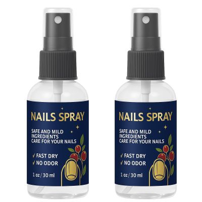 Quick-Dry Nail & Cuticle Moisturizing Spray  Lightweight Nail Spray for Fast Drying, Non-Greasy Hydration for Dry Nails & Hands  Travel-Friendly Nail Dryer Mist  30ml (2)