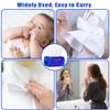 400 Count Disposable Face Towel, Dual-Textured Clean Wipes  Dry/Wet Use, Ultra-Soft Facial Towels, Lint-Free Face Towel Disposable for Women Cleansing, Makeup, Travel view 4
