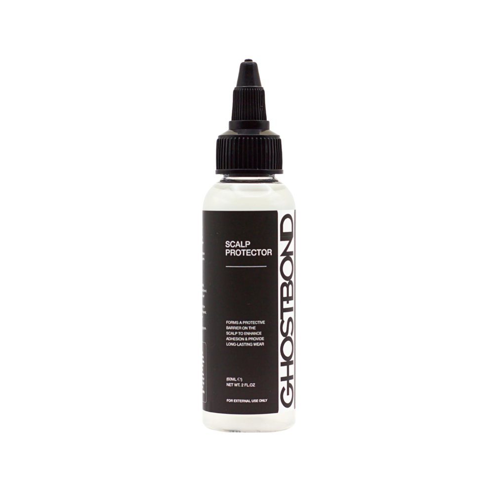 GHOSTBOND Scalp Protector - Sensitive Skin Barrier & Sweat Shield for Lace Front Wigs, Toupees & Hair Systems, Aloe Vera Infused Prep for Wig Adhesive - Protects Scalp & Extends Hold - 2 fl oz