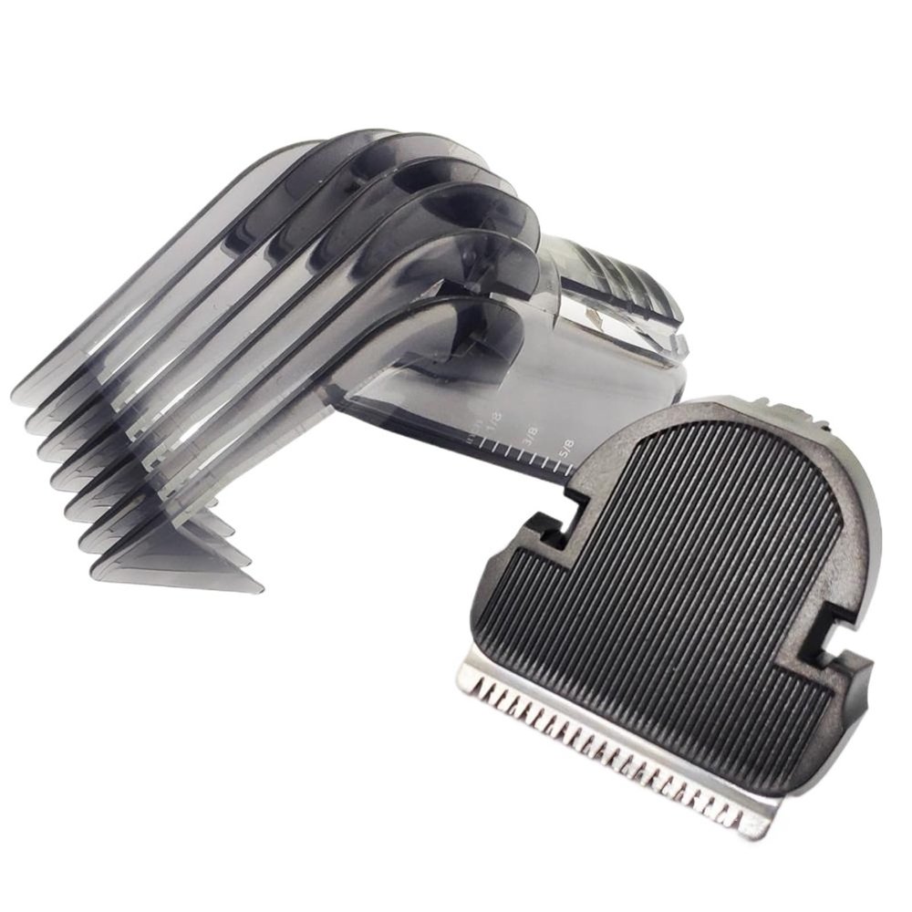 2pcs/Set Hair Clipper Comb + Hair Trimmer CutterCompatible for PhilipsQC5105 QC5115 QC5155 QC5120 QC5125 QC5130 QC5135 QC5105 Trimmer