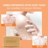Dermis 8 Natural Carrot Soap Bar  Brightening & Nourishing Face & Body Soap  Made with Carrot Extract, Jojoba & Camellia Oils (200g x 6 Pack) view 4