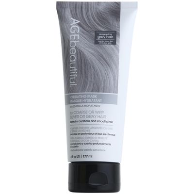 AGE beautiful Hydrating Mask for Wiry, Coarse Silver or Gray Hair, with Silk Amino Acids & Keratin, Deeply Condition & Reduce Frizz for Smooth, Shiny Hair