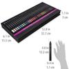 SHANY Chunky Eyeshadow Pencils Lip Liner, Eyeliner, Eye Pencil, Multi Use Chunky Pencils for Eye Shadow, Lip Makeup, Lipstick with Vitamin E,Aloe Vera - Chunky view 4