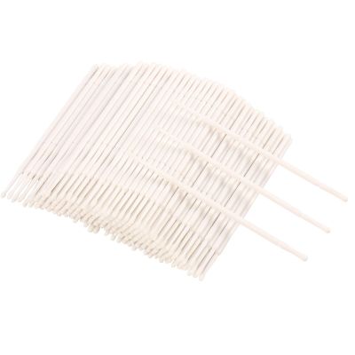300 Pcs Disposable Micro Applicator Brush, Micro Swabs, Eye Lashes Mascara Wands for Eyelash Extension(white)