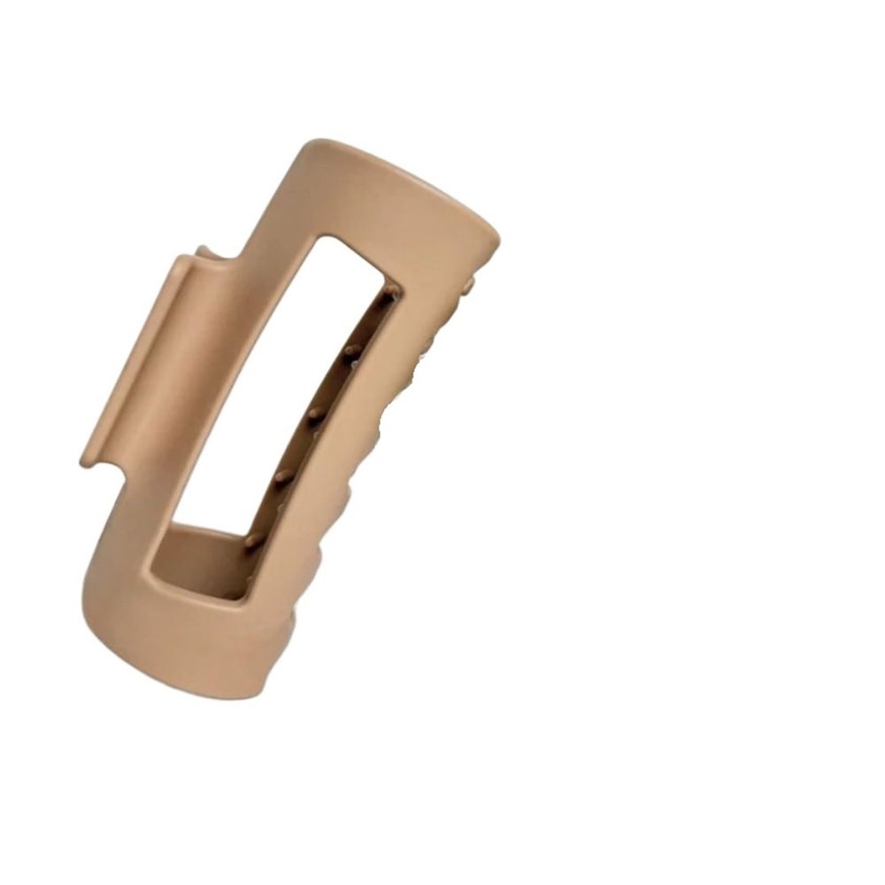 2PCS Simple Shark Clip Hair Accessories for Women - Professional Salon Hairpins for Back of Head - Hair Grips for Partitioning and Styling(Beige)