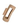 2PCS Simple Shark Clip Hair Accessories for Women - Professional Salon Hairpins for Back of Head - Hair Grips for Partitioning and Styling(Beige) view 1