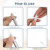 Lanshii Hair Extension Looper for Micro Beads Removable Hair Pulling Needle 7inch Wire Pulling Hook Tool for Sewing In Extensions Feather Extensions DIY Jewelry view 3