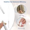 Lanshii Hair Extension Looper for Micro Beads Removable Hair Pulling Needle 7inch Wire Pulling Hook Tool for Sewing In Extensions Feather Extensions DIY Jewelry view 4