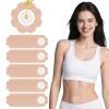 100PCS Castor Oil Patches, Disposable Organic Cotton Belly Button Patch view 1