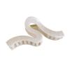2PCS Flower Crab Hair Clips - Stylish Plastic Shark Hair Claw Barrettes for Girls - Perfect Beach Hair Accessories(White,B) view 1