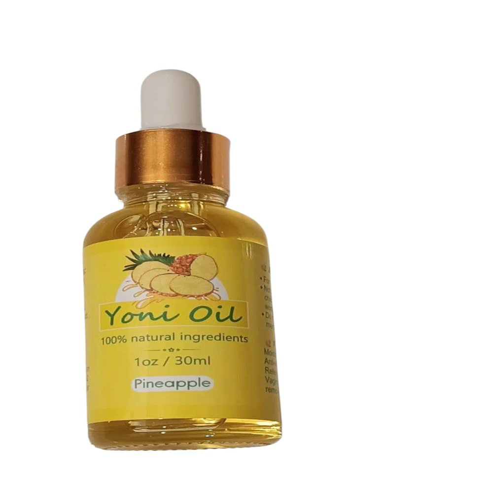 Natural Feminine Oil, Pineapple Scented, 1 oz, 100% Natural Ingredients