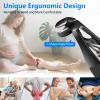 TwinWolf Toenail Clippers for Seniors Thick Ingrown Toenails,Heavy Duty Slanted Curved Blade Cutters for Fingernails, Large Ultra Sharp Nail Clippers Set with Wide Jaw for Men Women,5 Pcs,Black view 3