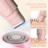 2 in 1 Women's Electric Shaver, Dual Head Bikini Hair Trimmer, IPX6 Waterproof, Wet & Dry, Bikini Underarm Leg Arm Body Facial Epilator. (Pink) view 3