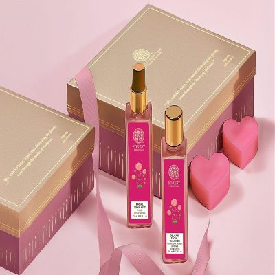 Forest-Essential's Valentine's Day Romantic Rose Gift Box Set, 4 Pieces