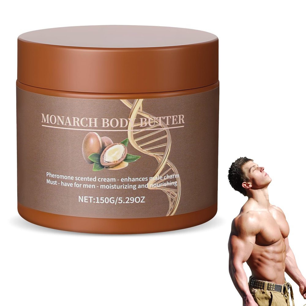 QnmtShna Body Butter for Men,Pheromone Scented Cream,Body Butter for Men,Hydrates and moisturizes to enhance attractiveness(5.92 Fl Oz)