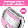 Bikini Trimmer for Women, Pain-Free Intimate Area Hair Removal Device | IPX6 FullBody Washable USB-C Rechargeable,Replaceable Blade| Electric Razors for Women, Electric Lady Shaver view 3