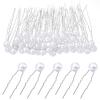 LXUEJIE 50 Pieces Wedding Pearl Hair Pins for Bridal, White Pearl Hair Accessories Bobby Clips Hair Pearls Bridal Hair Pin Wedding Hair Accessories for Brides Bridesmaids Women view 1