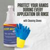Acid Magic Muriatic Acid Bundle with Cleaning Gloves  Full Strength Cleaner for pH Reduction and Surface Prep, Safer Handling Alternative  Gift Set (2 Items) view 4
