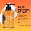 Argan Oil Curl Defining Cream, Anti Frizz Curl Cream for Enhances Wavy Hair and Curly Hair, Hair Mask Curl Cream to Define All Curly Types & Hair Textures 9.46 FL OZ view 2