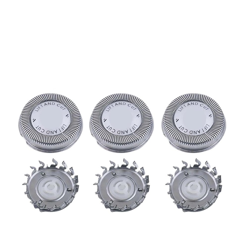 BBDIRZSE 3pcs Replacement Shaver Head Blade Compatible for Philips HQ3 HQ4 HQ55 HQ6676 HQ6695 HQ669HQ6831 HQ6842 HQ6843 HQ6844 HQ6849