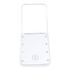 Focket Small Handheld Viewpoint, 2 Sides Magnifying Compact Makeup Mirror with Adjustable Brightness Light, Rechargeable via Type-C for Home Camping(White) view 4