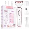 Electric Hair Remover for Women, Women's Shaver, Portable 4-in-1 Razor for Women, Painless Rechargeable Body Shavers Set for Facial Hair, Eyebrows, Underarms Bikini Area view 1
