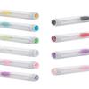 10-Piece Disposable Mascara Brushes Tubes Set -10 Empty Wand Tubes with 10 Diamond Eyelash Brushes, Spoolies for Eyelash Extensions, Makeup Tools (Mixed Color, 10 Pack) view 1