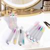 10-Piece Disposable Mascara Brushes Tubes Set -10 Empty Wand Tubes with 10 Diamond Eyelash Brushes, Spoolies for Eyelash Extensions, Makeup Tools (Mixed Color, 10 Pack) view 4