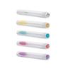 5-Piece Disposable Mascara Brushes Tubes Set -5 Empty Wand Tubes with 5 Diamond Eyelash Brushes, Spoolies for Eyelash Extensions, Makeup Tools (Mixed Color, 5 Pack) view 1