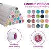 5-Piece Disposable Mascara Brushes Tubes Set -5 Empty Wand Tubes with 5 Diamond Eyelash Brushes, Spoolies for Eyelash Extensions, Makeup Tools (Mixed Color, 5 Pack) view 3