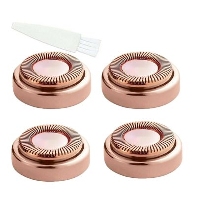 THUVIJDN 5pcs Hair Epilator Blade Replacement Heads Women Electric Face Hair Removal Razor Facial Depilator Lipstick Shaving Parts