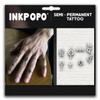 INKPOPO 3 Sheets Temporary Tattoos for Adults - 7-15 Days Long Lasting, Waterproof, Sweatproof & Rub-Proof, Ultra Realistic, No Reflection, No Adhesive, No Residue, Finger Series 129 view 1