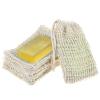 6 Pcs Mesh Exfoliating Soap Bags, 100% Natural Sisal Saver Bag with Drawstring, Beige Mesh Soap Pouch for Message Peeling Bath Shower Scrubber Use (5.12  3.54 Inches) view 1