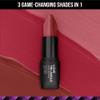 9To9 3 In 1 Matte Lipstick | 3 Unique Shades In 1 | 12 HRS Long Lasting, Transferproof | Non-Drying Formula With Intense Color Payoff | 01 Brick Pink | 3.8 G view 2