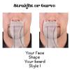 Sasha Square Adjustable Beard Shaper Template For Men- Kit With Flexible Beard Stencils, Barber Pencil & 3 Pcs Foldable Facial Razors, Style Beard As Per Your Face Shape (Beard Shaper - Transparent) view 3