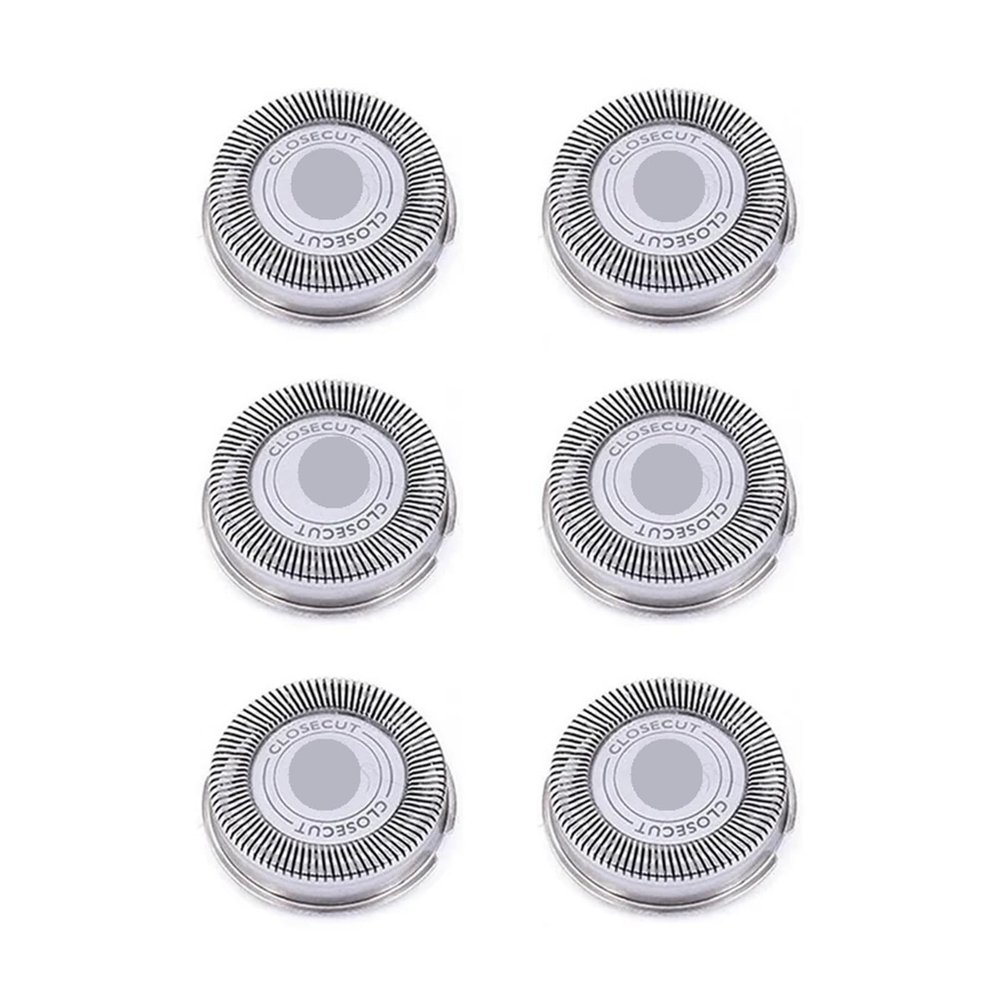 THUVIJDN 6 Pcs SH30 Replacement Heads Compatible for Philips Norelco Shaver Series 3000, 2000, 1000 and S738, Shaver Head Accessories
