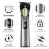 Beard Trimmer for Men  Stainless Steel Electric Razor & Shaver, Cordless Hair Clippers Grooming Kit, IPX7 Waterproof Nose Ear Face Body Trimmer, USB-C Rechargeable with Travel Lock, Gifts for Men view 2