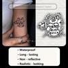 INKPOPO 3 Sheets Semi-Permanent Tattoos for Adults, 7-15 Days Longwear, Waterproof & Realistic Finish, Adult Art Temporary Tattoos, Cute Cat Series 077 view 3