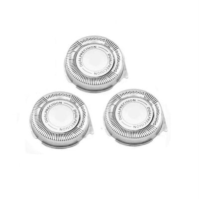 3pcs Shaver Razor Blade Compatible For Philips HQ7 HQ8 AT8 PT7 PT8 Series Blade Mesh Accessories Replacement